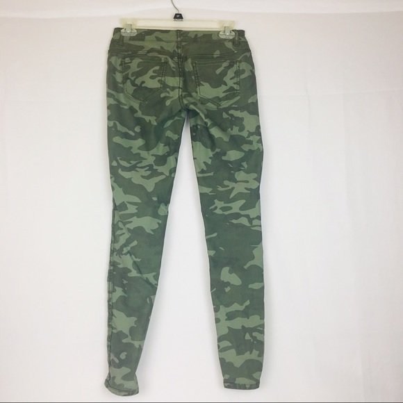 Flip Side camo/army green Skinny Jeans / Size 3 - Picture 2 of 7